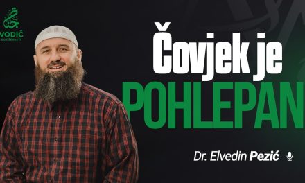 ČOVJEK JE POHLEPAN – Mr. Elvedin Pezić