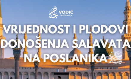 Vrijednosti i plodovi donošenja salavata na Poslanika s.a.v.s.